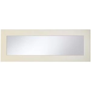 Image of Cooke Lewis Raffello High Gloss Cream Glazed bridging door Pan drawer front W1000mm