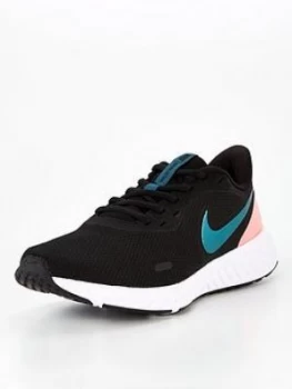 Image of Nike Revolution 5 - Black/Pink, Size 7, Women