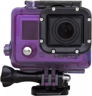 Image of Urban Factory Waterproof Case Purple: for GoPro Hero3 and 3+ cameras