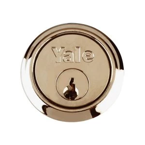 Image of Yale Locks B1109 Replacement Rim Cylinder & 2 Keys Satin Chrome Finish Box