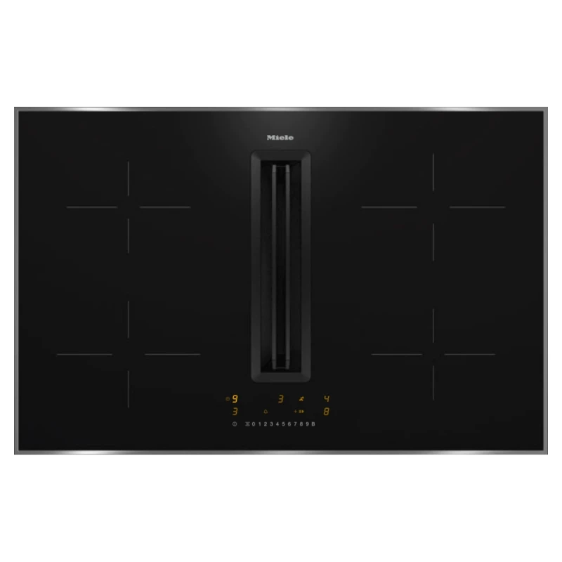 Image of Miele KMDA7272FR-U 80cm Recirculating Air Venting Induction Hob - STAINLESS STEEL KMDA7272FR-U