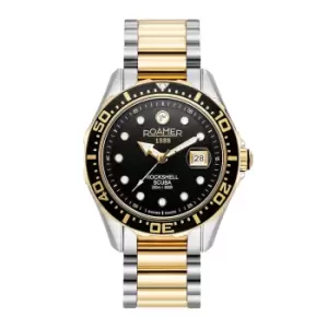 Image of Roamer 220858 47 85 50 Rockshell Mark III Scuba Black Dial Wristwatch