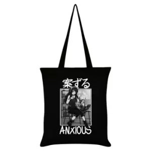 Image of Tokyo Spirit Anxious Tote Bag (One Size) (Black/White)