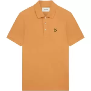 Image of Lyle and Scott Basic Short Sleeve Polo Shirt - Yellow