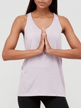 Image of Nike Yoga Dri-FIT Tank Top - Purple Size M Women