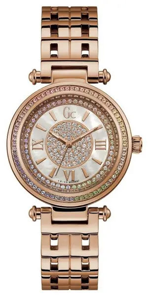 Image of Gc Y46008L1MF Womens PrimeChic Rose Gold Stainless Watch