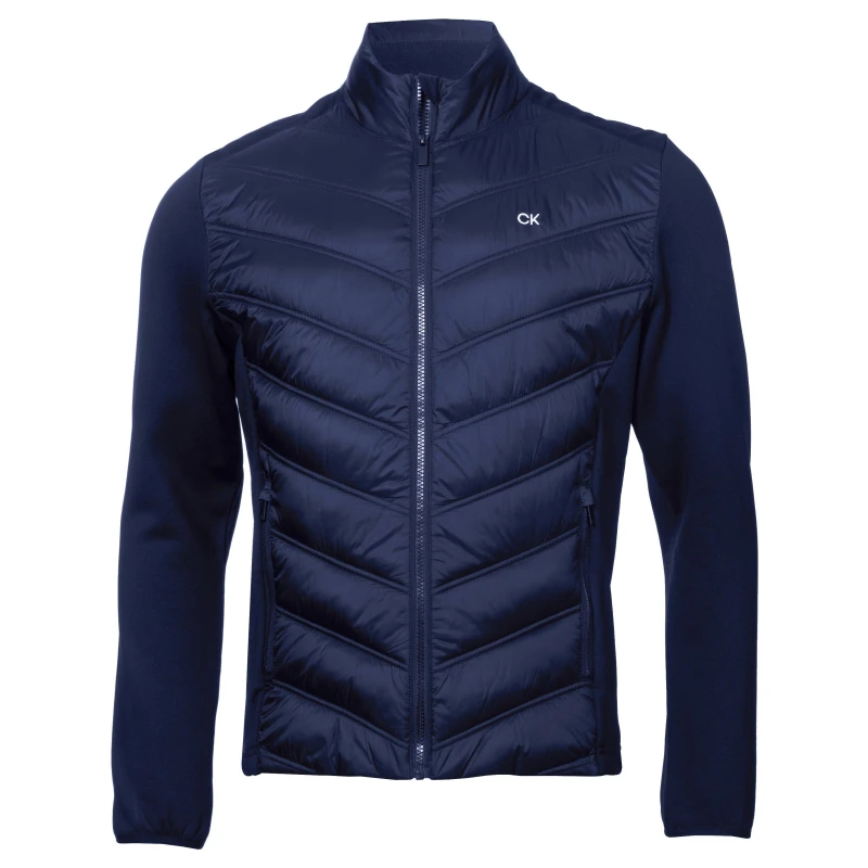 Image of Calvin Klein Golf Golf Frontera Hybrid Jacket - Blue Blue M