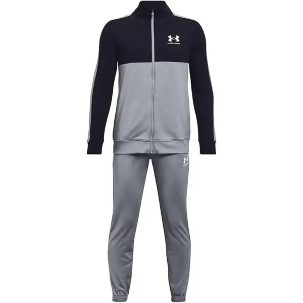 Image of Under Armour Colour Block Knit Tracksuit Junior Performance Tracksuits 13 (XL) Black 63056342235