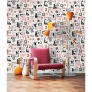 Image of Holden Decor Time To Sparkle Wallpaper, Copper
