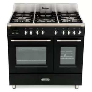 Image of DeLonghi DVTR 906-DF/BL 90cm Dual Fuel Range Cooker