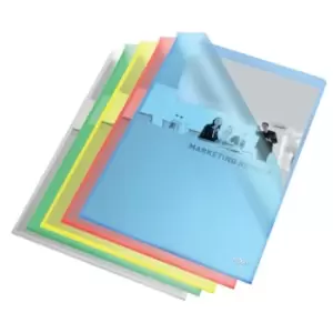 Image of Rexel Quality A4 Document Folder; Assorted Colours; Embossed; 115mic;