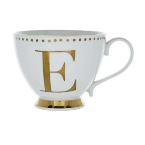 Image of Footed Initial Mug - E