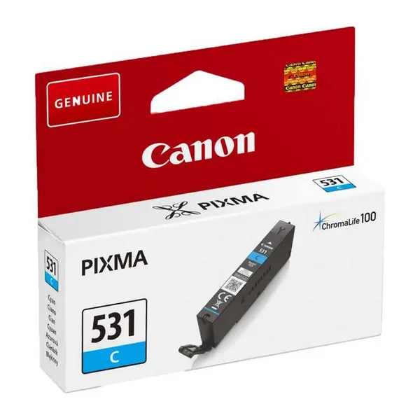 Image of Canon CLI-531C Cyan Ink Cartridge - 6119C001 (Original)