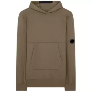 Image of CP COMPANY Heavyweight Micro Lens Oth Hoodie - Brown