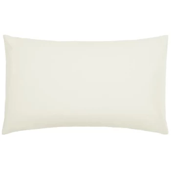 Image of Bedeck of Belfast Bedeck of Belfast 200TC Pima Plain Dye Standard Pillowcases - CHALK