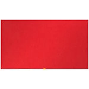 Image of Nobo Notice Board Felt Red 69 x 122 cm