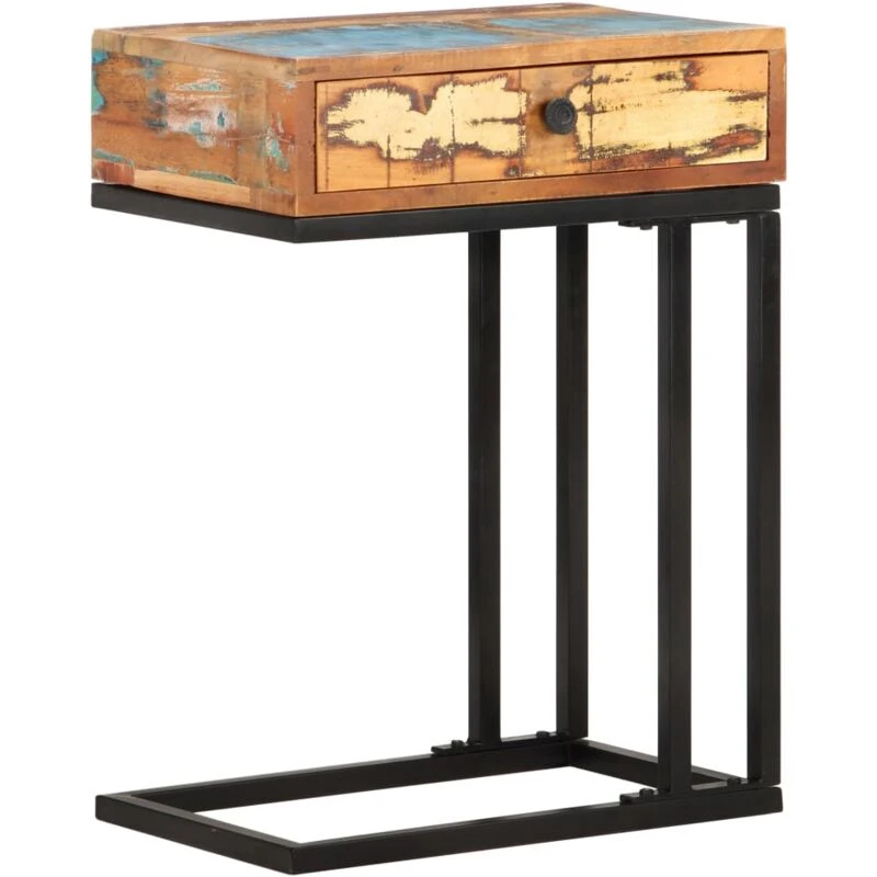 Image of VIDAXL Vidaxl - U-Shaped Side Table 45x30x61cm Solid Reclaimed Wood 8719883998305