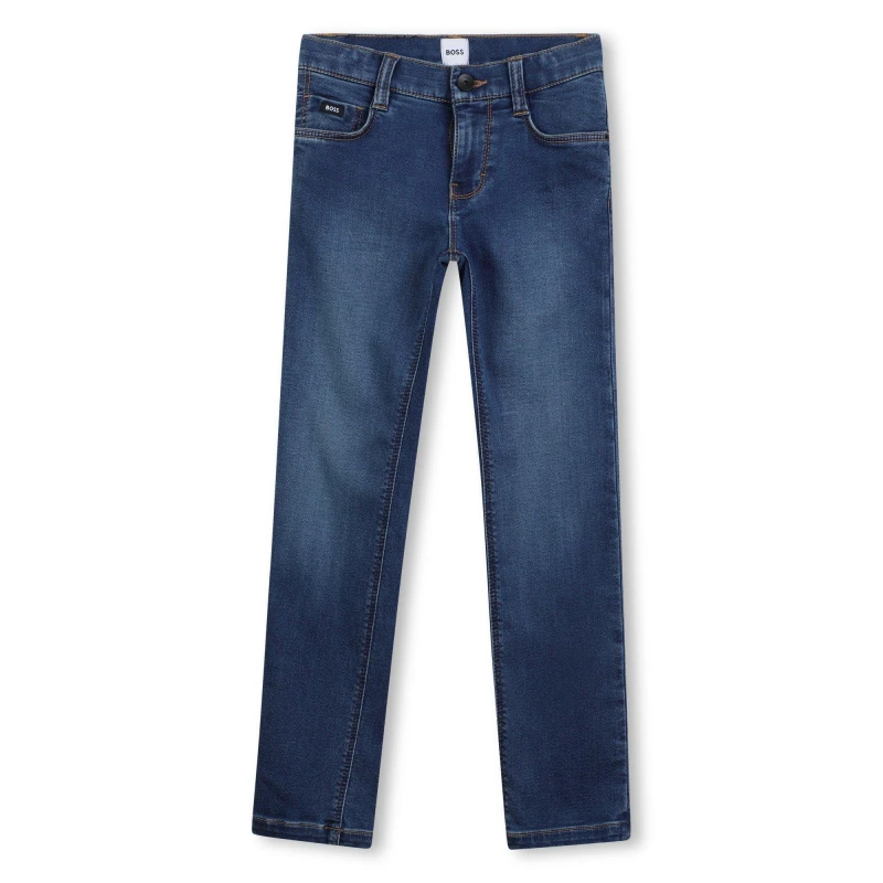 Image of Boss Kids Straight Leg Jeans Blue male 10Y