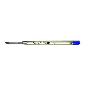 Image of Parker Quink Ballpoint Pen Medium Nib Refill Cartridge Blue 1950371