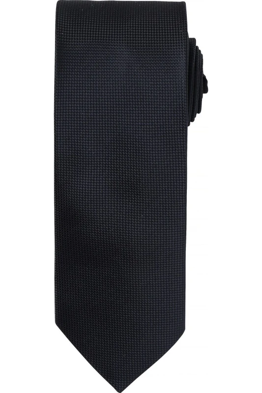 Image of Premier Premier Men Micro Waffle Formal Work Tie Pack of 2 in Black One Size Male 5059269154134