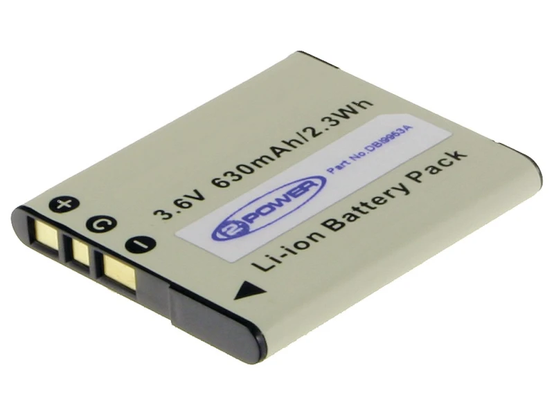 Image of 2-Power Digital Camera Battery 3.6V 630mAh