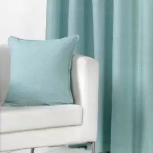 Image of Fusion Sorbonne 100% Cotton Filled Cushion, Duck Egg, 43 x 43 Cm