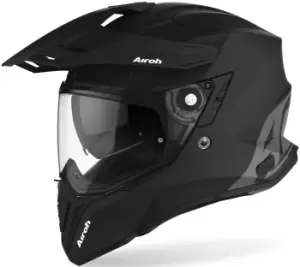 Image of Airoh Commander Color Motocross Helmet, Black Size M black, Size M