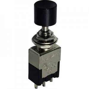 Image of SCI PA102A1BK Pushbutton switch 250 V AC 3 A 1 x OnOn latch