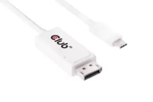 Image of CLUB3D USB 3.1 Type C Cable to DisplayPort 1.2 Ultra HD Adapter