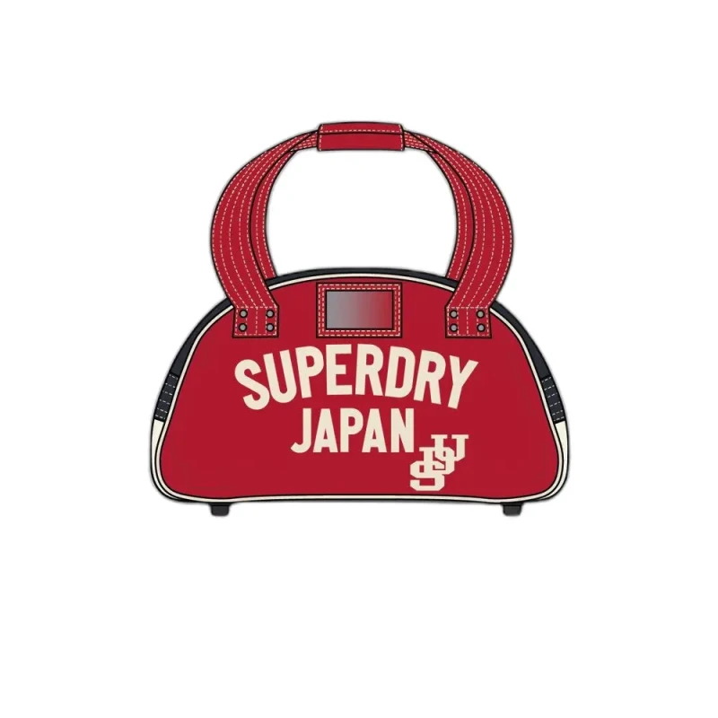 Image of Superdry Womens bowling bag Superdry Retro Alumni Bleu Female TU