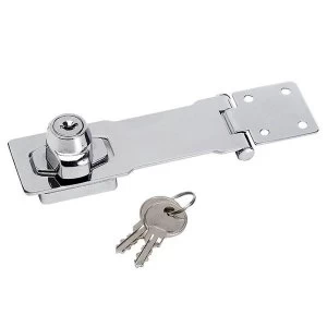 Image of Master Lock Chrome Plated Steel Locking Hasp 117mm