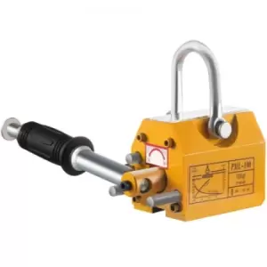 Image of 100 KG Steel Magnetic Lifter Heavy Duty Crane Hoist Lifting Magnet 220lb