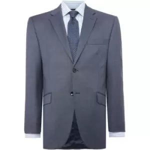 Image of Howick Tailored Brerard Slim Fit SB2 Notch Lapel Suit Jacket - Blue