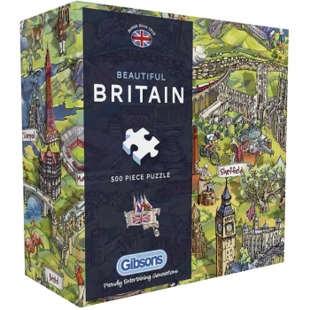 Image of Beautiful Britain Gift Collection Jigsaw Puzzle - 500 Pieces