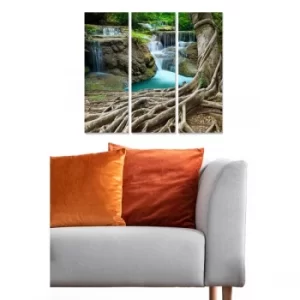 Image of MDF219109297 Multicolor Decorative MDF Painting (3 Pieces)