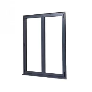 Image of LPD AluVu External Folding Sliding Door Set 1800mm 2+0 Configuration Grey Right Handed