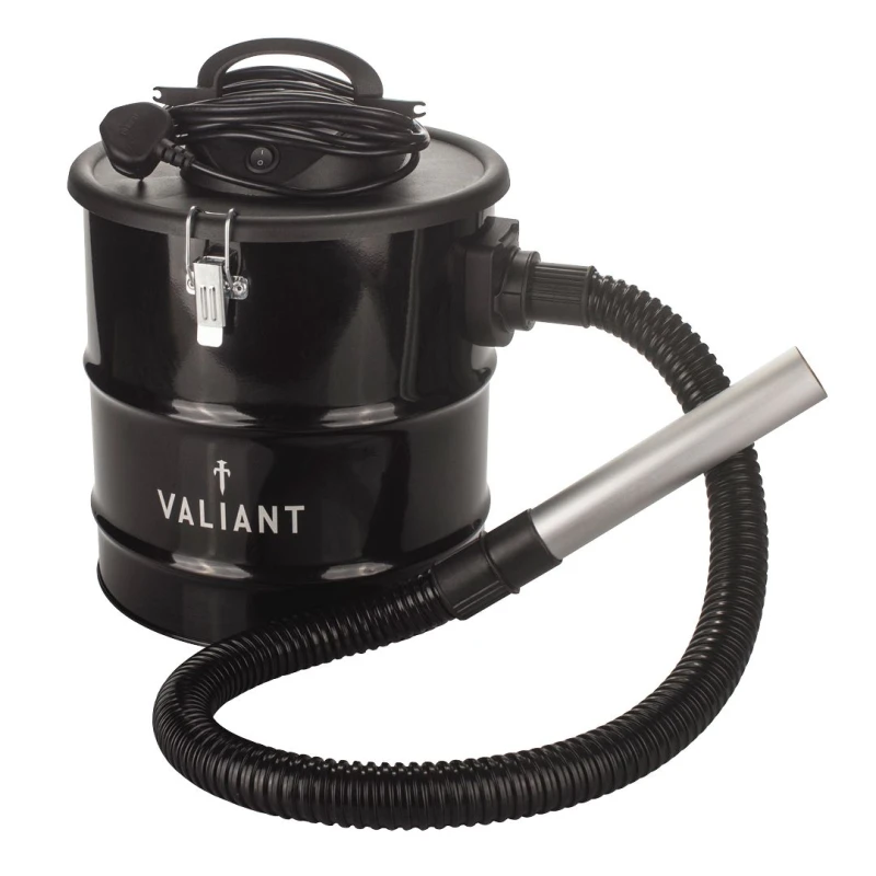 Image of Valiant Ash Vacuum for Fireplaces, Stoves & Barbecue - 1000W - 20L Capacity Black unisex