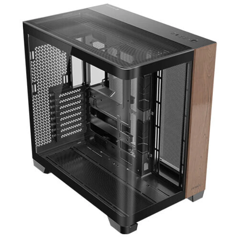 Image of Antec Antec C8 Curve Wood Full Tower Black, Transparent, Wood 0-761345-10158-5