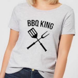 Image of BBQ King Womens T-Shirt - Grey - 3XL