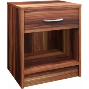 Image of Night Stand Table Bedroom Cabinet Bedside Storage Shelf Side End Shelf Furniture Merano-Black