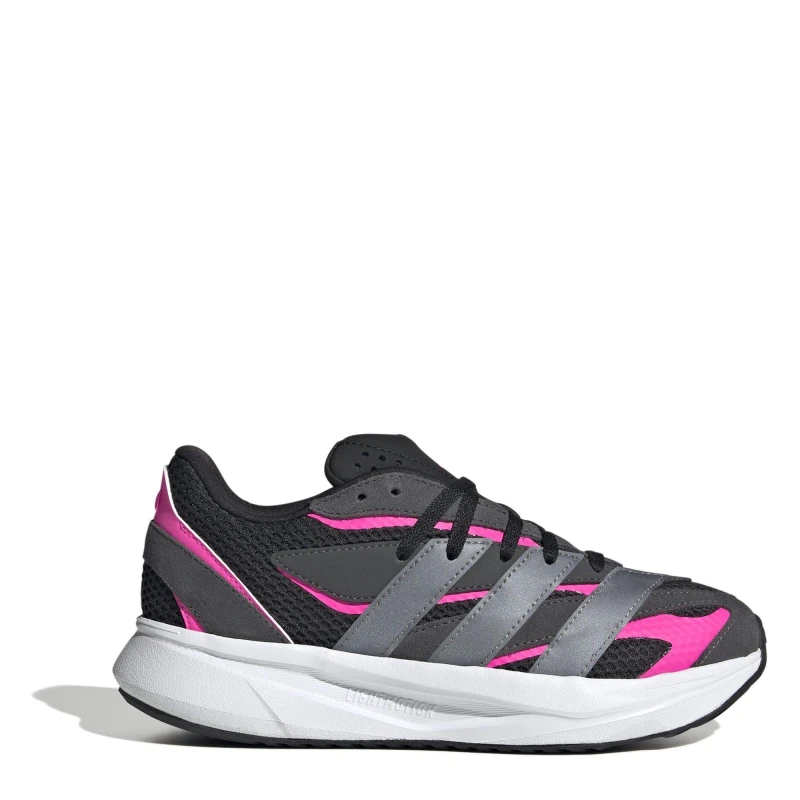 Image of adidas Lightblaze Trainers Kids Black/Pink female 3 (35.5)