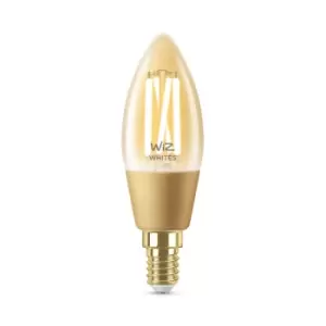 Image of WiZ C35 Amber Candle Tunable Filament Smart Home Bulb (E14)
