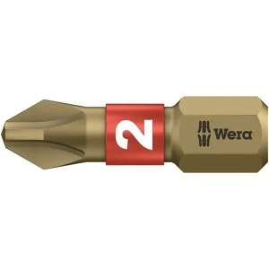 Image of Wera 851/1 BTH BiTorsion Phillips Insert Bits Extra Hard PH3 x 25mm (Pack 10)