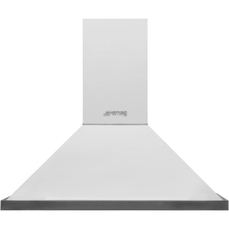 Image of Smeg Portofino KPF9WH 90cm Chimney Cooker Hood - White