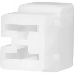 Image of TE Connectivity 925324 2 Socket enclosure cable FASTIN FASTON Total number of pins 1