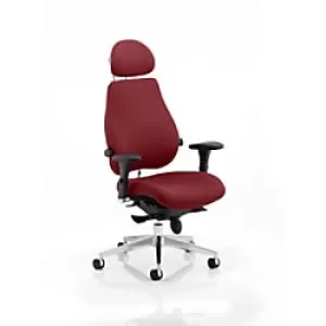 Image of Dynamic Synchro Tilt Posture Chair Without Arms Chiro Plus Ultimate Ginseng Chilli Seat With Headrest High Back