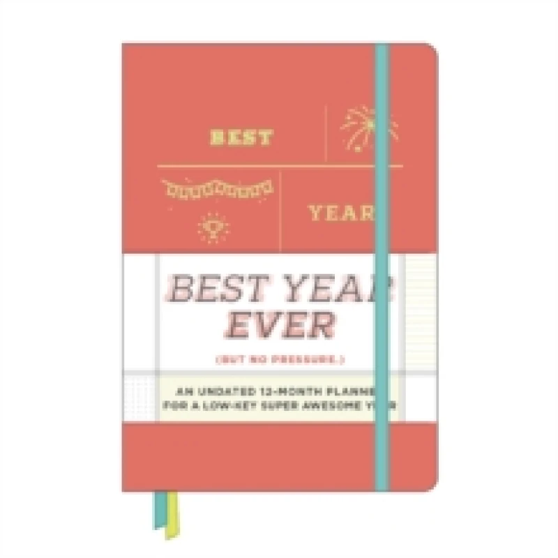 Image of Knock Knock Best Year Ever Large Hardcover Planner Diary or journal