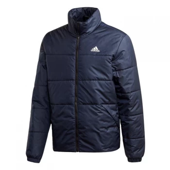 Image of Adidas 3 Stripe Insulated Jacket - Navy, Size S, Men