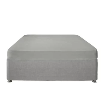 Image of Serene Fitted Sheet - Silver