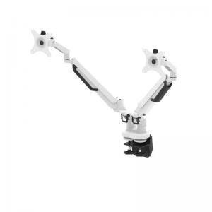 Image of Pose Double Black & White Monitor Arm